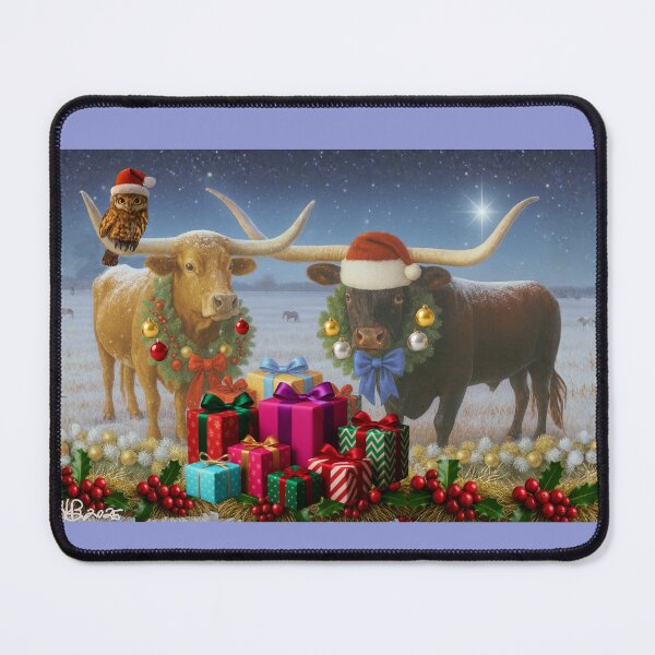 Item preview, Longhorn Christmas designed and sold by Caroline Communications LLC.