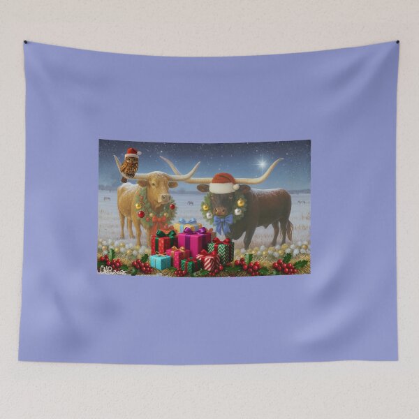 Item preview, Longhorn Christmas designed and sold by Caroline Communications LLC.