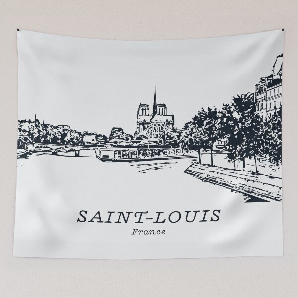 Item preview, Saint-Louis - France designed and sold by Lakeric Cityscapes.