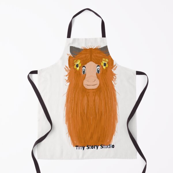 Item preview, Highland Cow Illustration -Tiny Story Studio designed and sold by TinyStoryStudio.