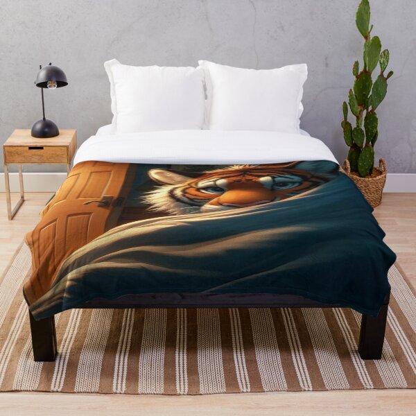 Item preview, Tiger Wrapped in a Blanket designed and sold by nikkolaus.