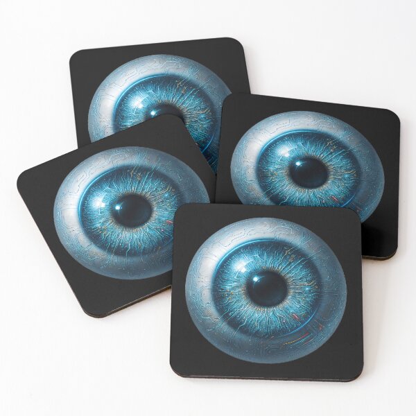 Item preview, Cybernetic Eye – Futuristic Sci-Fi Vision Core designed and sold by Abigail-rak.