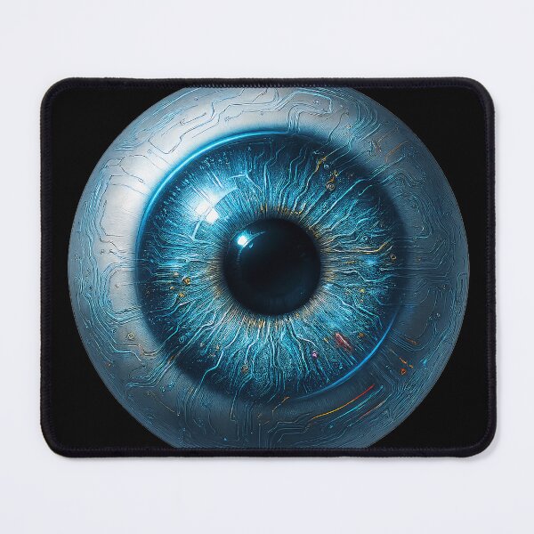 Item preview, Cybernetic Eye – Futuristic Sci-Fi Vision Core designed and sold by Abigail-rak.