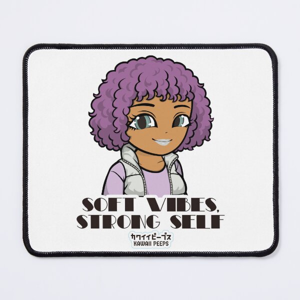 Item preview, Street Kawaii Club Soft Vibes Kawaii Girl Design – pastel aesthetic, positive vibes, soft girl energy designed and sold by P-L-Sardines.