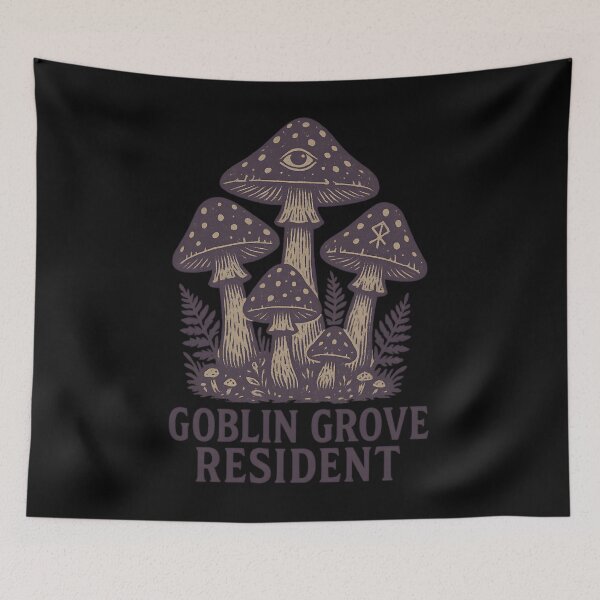 Item preview, Goblin Grove Resident Mushroom Witchcore designed and sold by RyanKRaitz.