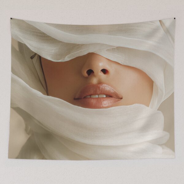 Item preview, Soft fabric face covering designed and sold by anytka.