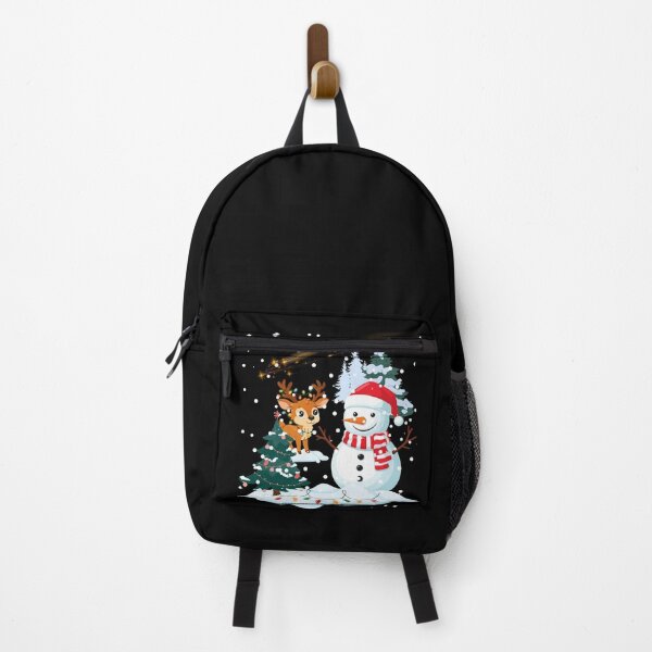 Item preview, Snowman and tiny reindeer with lights and falling stars designed and sold by DżodżoJoy.