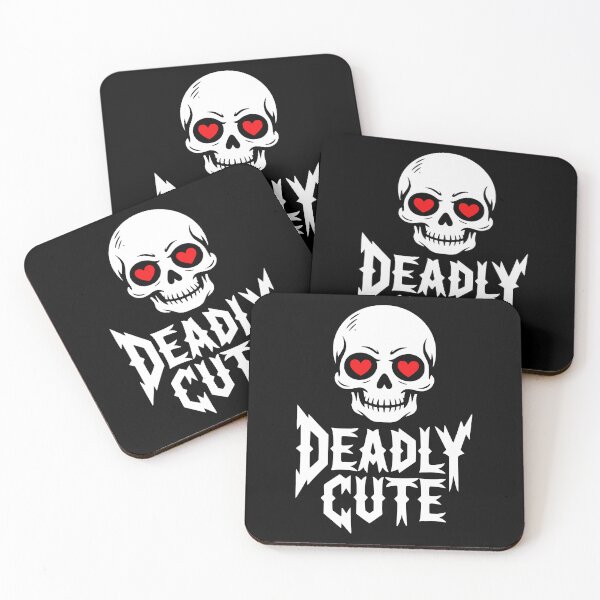 Item preview, Deadly Cute – Funny Skull Aesthetic Gothic Design designed and sold by Taans-Creation.