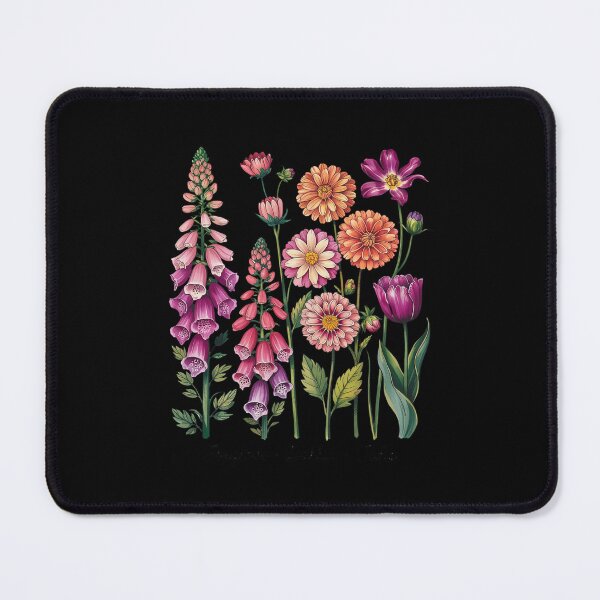 Item preview, Resist Subtle Floral Protest Foxglove Dahlia Tulip  designed and sold by MicanCuteStore.