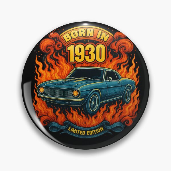 Item preview, Born in 1930 Classic Muscle Car Limited Edition Flames designed and sold by haitrieuic96.