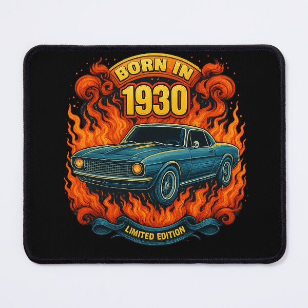 Item preview, Born in 1930 Classic Muscle Car Limited Edition Flames designed and sold by haitrieuic96.