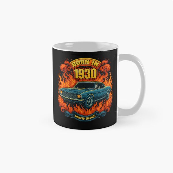 Item preview, Born in 1930 Classic Muscle Car Limited Edition Flames designed and sold by haitrieuic96.