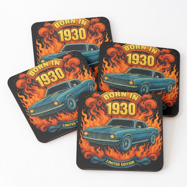 Item preview, Born in 1930 Classic Muscle Car Limited Edition Flames designed and sold by haitrieuic96.