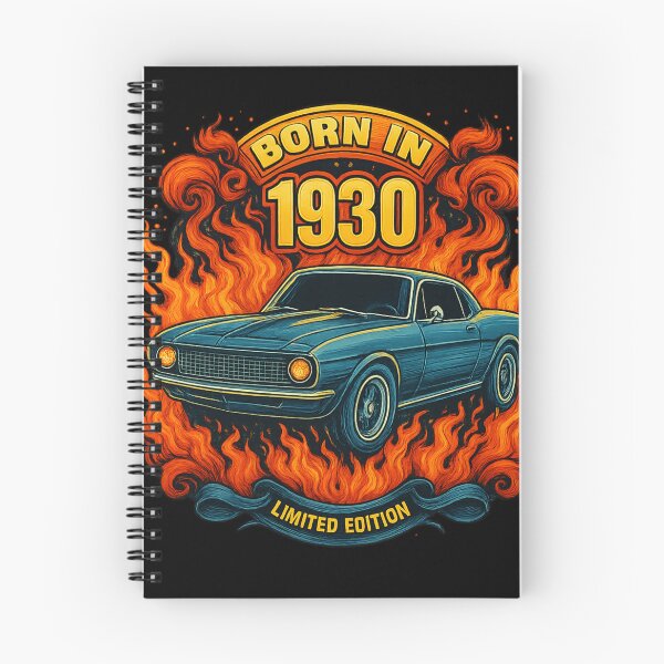Item preview, Born in 1930 Classic Muscle Car Limited Edition Flames designed and sold by haitrieuic96.