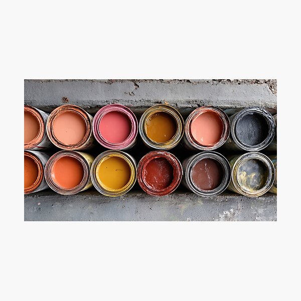Item preview, Line of colorful paint cans designed and sold by anytka.
