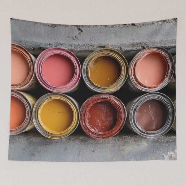 Item preview, Line of colorful paint cans designed and sold by anytka.