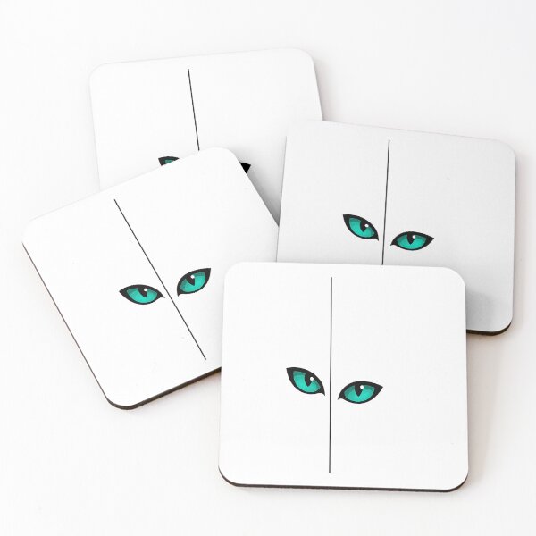 Item preview, Mysterious Blue Cat Eyes Minimalist Design designed and sold by GREEN6437.
