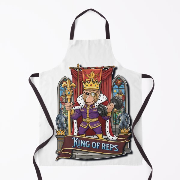 Aperçu de l'œuvre King of Reps | Collection Royal Gym de Beak Bros créée et vendue par BeakBros.