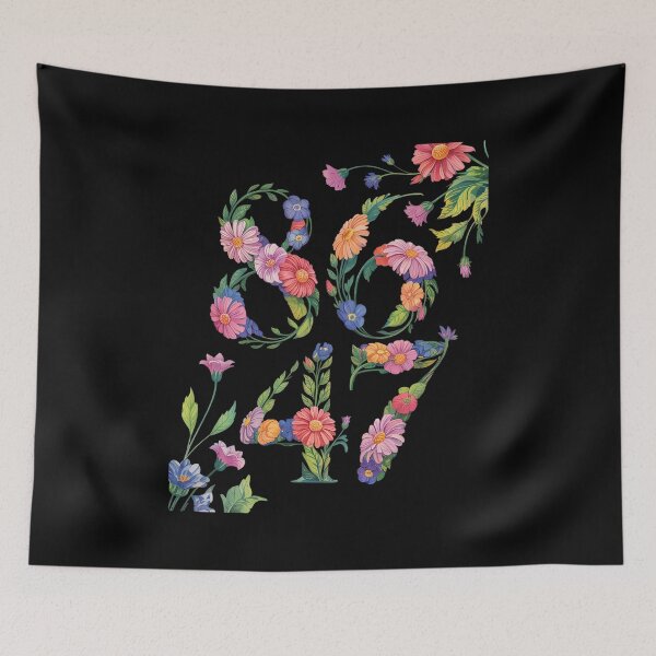 Item preview, Subtle Anti Trump 8647 Flower Floral Boho President Liberal  designed and sold by MathisBellanger.