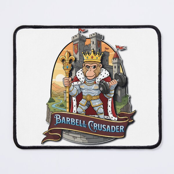 Item preview, Barbell Crusader – Defender of the Iron Kingdom | Beak Bros Collection designed and sold by BeakBros.