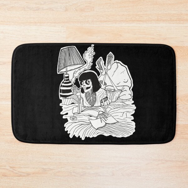 Item preview, Pulp fiction Skeleton Femme in a Noir Bedroom designed and sold by Louisdambaya.