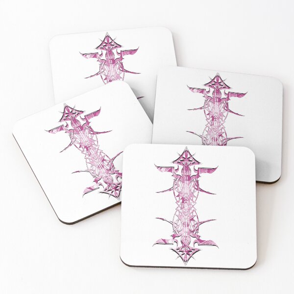 Item preview, Abstract Printed Pin Stripes - Matrix Pink + Black on White Background designed and sold by Elizabeth-Banks.