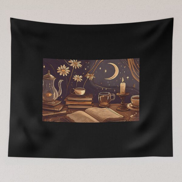 Item preview, Moonlit Books And Candlelit Tea designed and sold by RyanKRaitz.