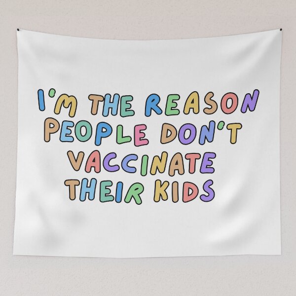 Item preview, I'm the reason people don't vaccinate their kids | funny autism joke designed and sold by NeurodiverseTea.