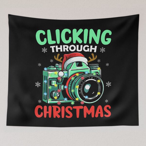 Item preview, Clicking Through Christmas Vintage Camera With Holiday Light designed and sold by TiffanyLucia.