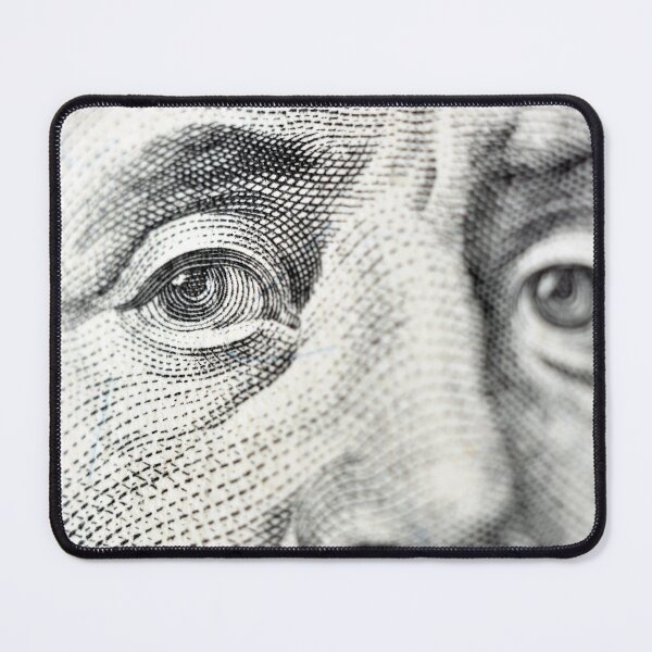 Item preview, Close-up of Benjamin Franklin's eye on the hundred dollar bill. Original photography. designed and sold by studio838.