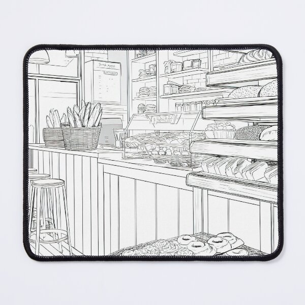 Item preview, Sweet Temptation Bakery Drawing designed and sold by Venon28.