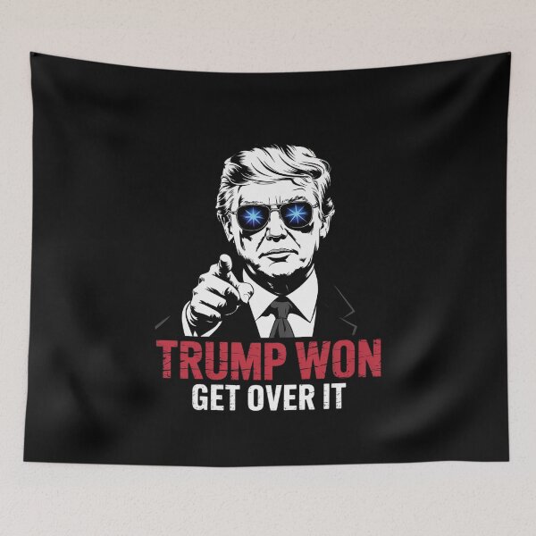 Item preview, Trump Won Get Over It Patriotic Pro Trump Anti kamala  designed and sold by MathisBellanger.