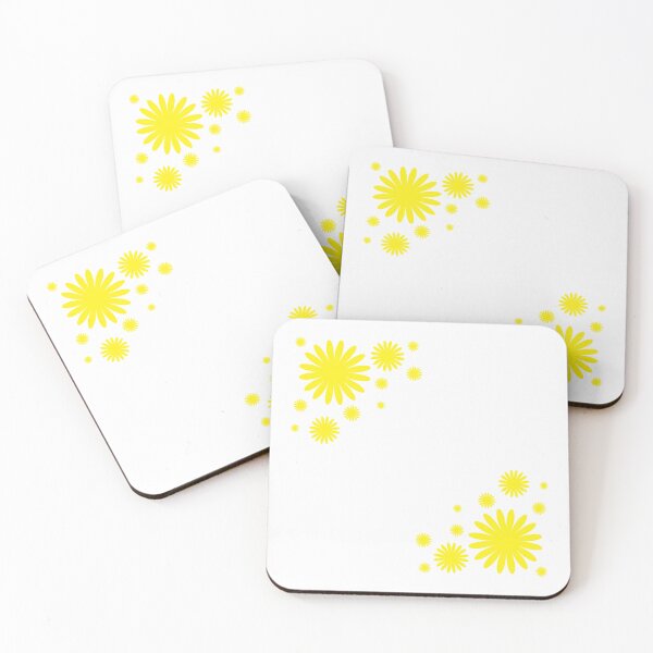 Item preview, WHITE WITH YELLOW FLOWERS designed and sold by Art2Be-Studio.