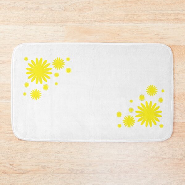Item preview, WHITE WITH YELLOW FLOWERS designed and sold by Art2Be-Studio.