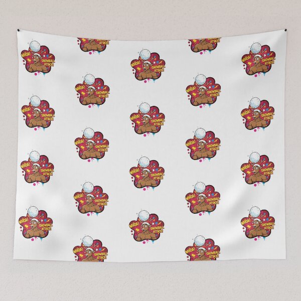 Item preview, Snowball Attack Reindeer – Funny Winter Surprise Comic Art designed and sold by MiszungART.