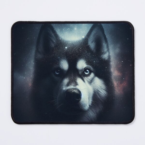 Item preview, Galactic Gaze of the Night Sky Howler designed and sold by nikkolaus.