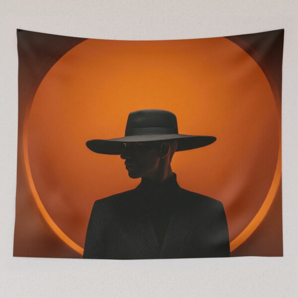 Item preview, Model in hat at sunset designed and sold by anytka.