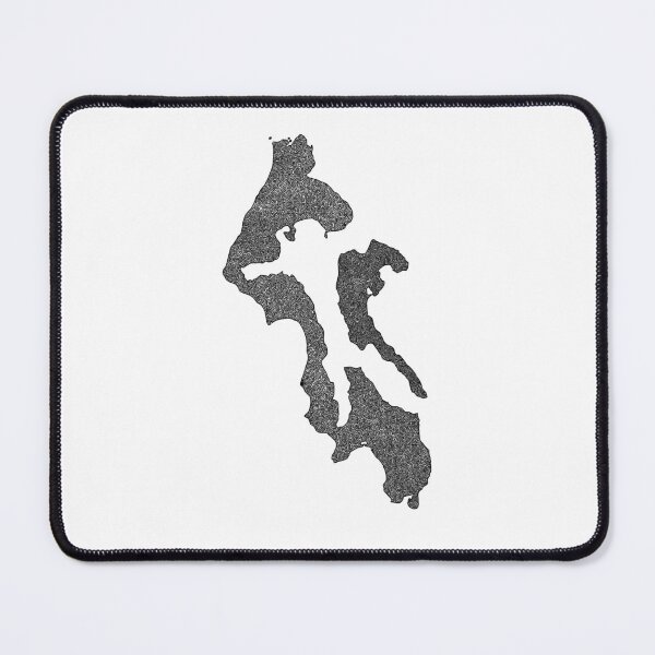 Item preview, Whidbey Island, Island County Map Design designed and sold by Naoswestvillage.