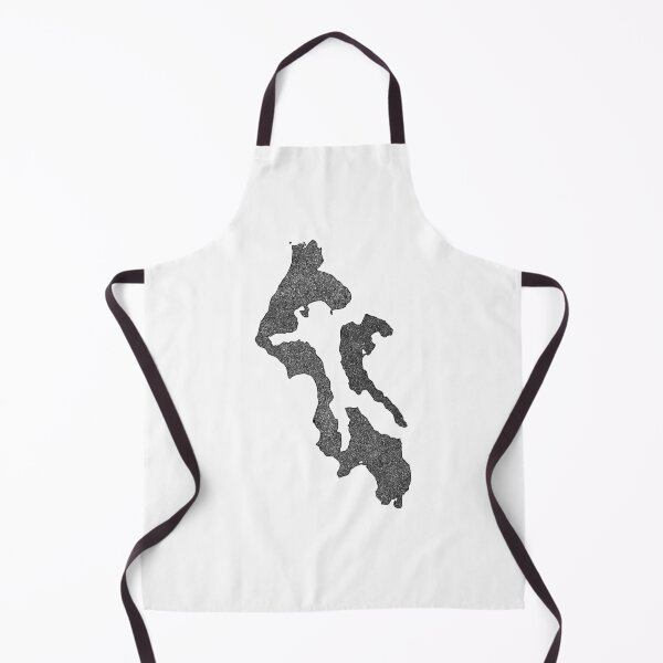 Item preview, Whidbey Island, Island County Map Design designed and sold by Naoswestvillage.