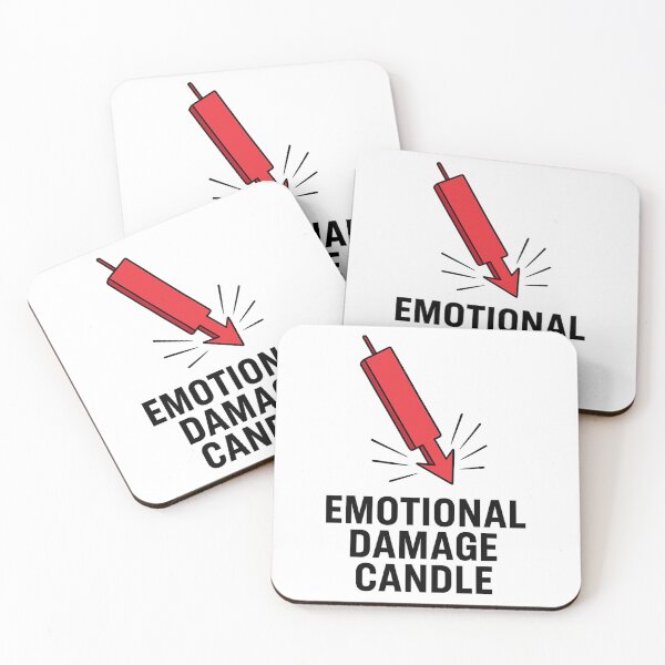 Item preview, Emotional Damage Candle – Oversized Trader Pain Graphic designed and sold by techy-rrr.