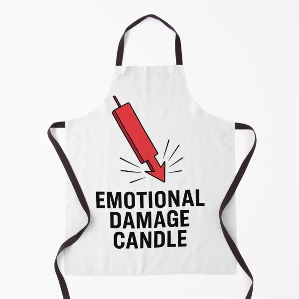 Item preview, Emotional Damage Candle – Oversized Trader Pain Graphic designed and sold by techy-rrr.