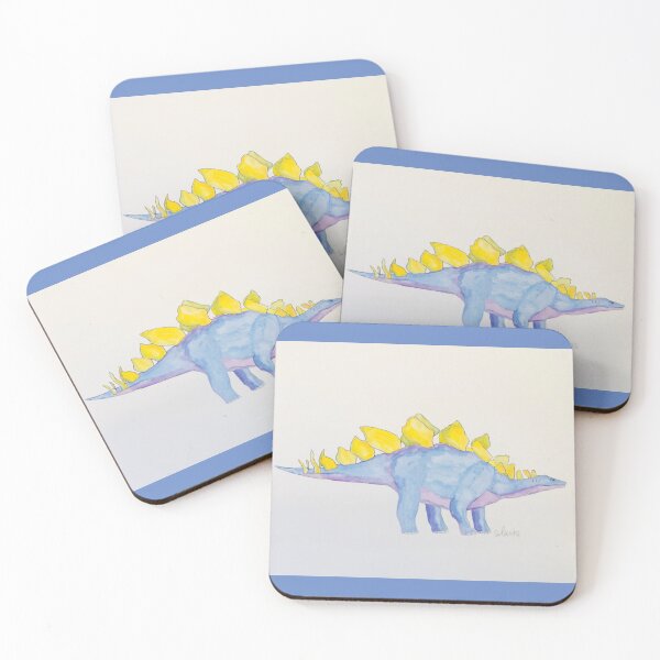 Item preview, Dinosaur Stegosaurus 112020 watercolor print designed and sold by mandalafractal.