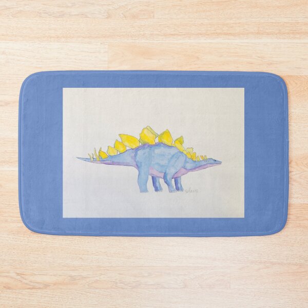 Item preview, Dinosaur Stegosaurus 112020 watercolor print designed and sold by mandalafractal.