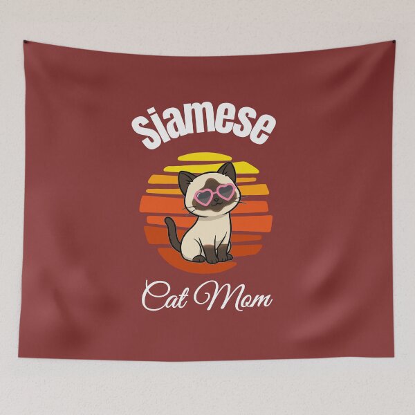 Item preview, Siamese cat mom designed and sold by Fateh-Kro ⭐⭐⭐⭐⭐.