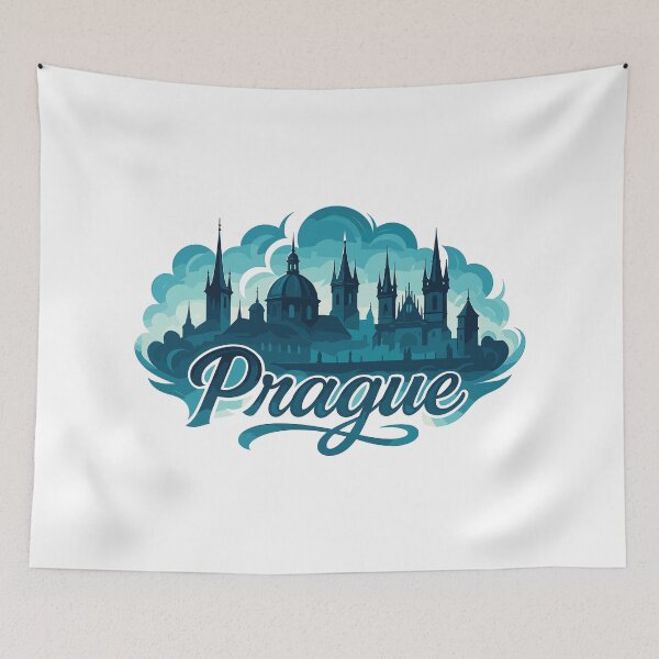 Item preview, Prague Praha capital Czech Republic maritime gift designed and sold by Pineapple-Tree.
