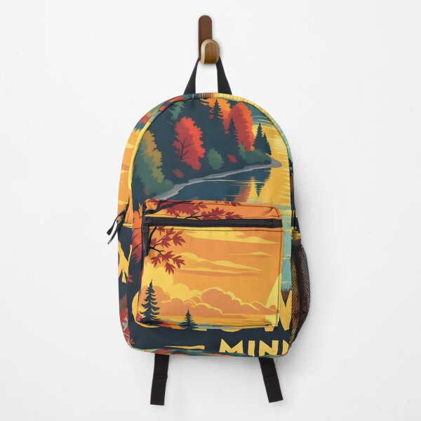 Item preview, Crow Wing River, Minnesota: Vintage-Style Painterly Travel Poster designed and sold by LSVart.