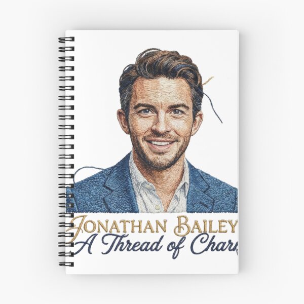 Item preview, Jonathan Bailey "A Thread of Charm" – Realistic Embroidery Art Style designed and sold by Gurjeetpixelart.