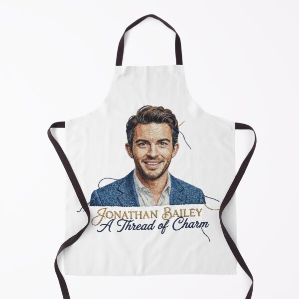 Item preview, Jonathan Bailey "A Thread of Charm" – Realistic Embroidery Art Style designed and sold by Gurjeetpixelart.