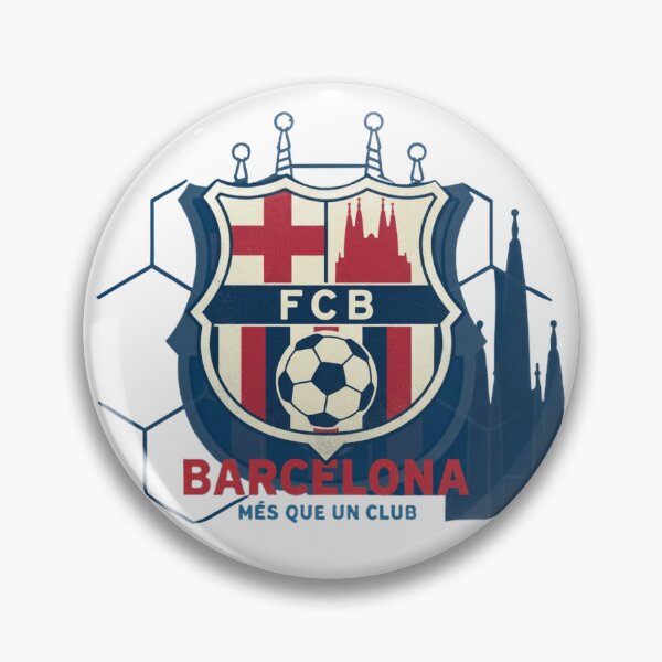 Item preview, FCB Minimalist - Football Fan Design designed and sold by SPORT NATION ART.