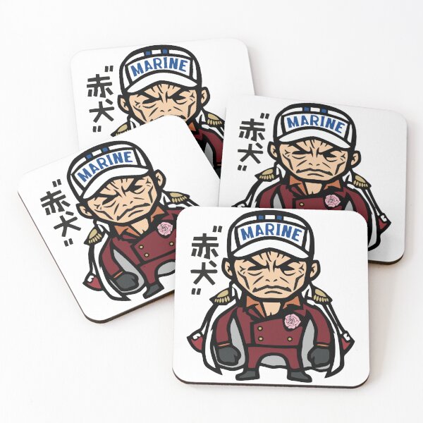 Item preview, admiral akainu sakazuki kanji funny sticker one piece designed and sold by Weelbein9.
